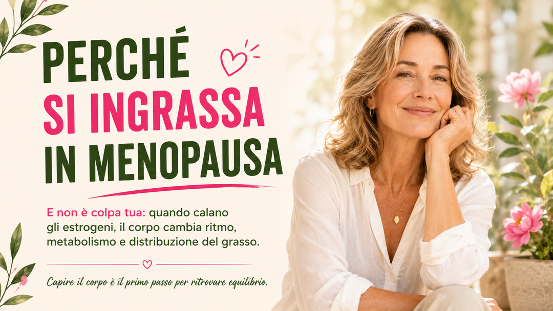 Perché si ingrassa in menopausa (e perché non è colpa tua)